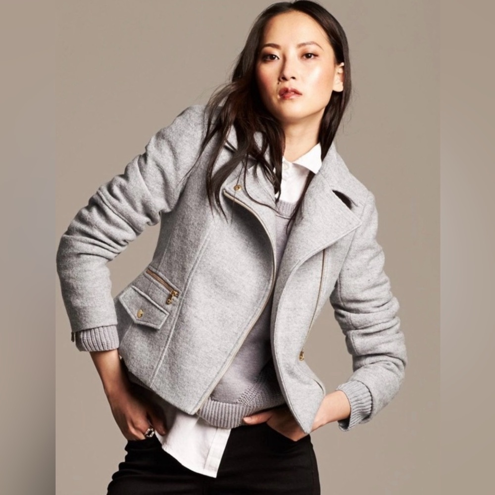 BR Boiled Wool Moto Jacket